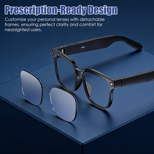 AI Smart Glasses with Camera and Voice Assistant