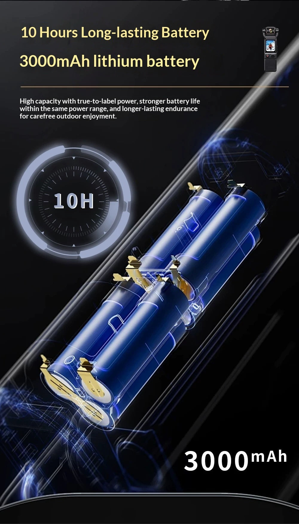 4K Waterproof Anti-Shake Touchscreen Action Camera