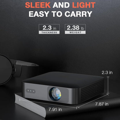 Smart HD Projector with PTZ Autofocus