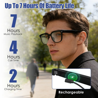 AI Smart Glasses with Camera and Voice Assistant