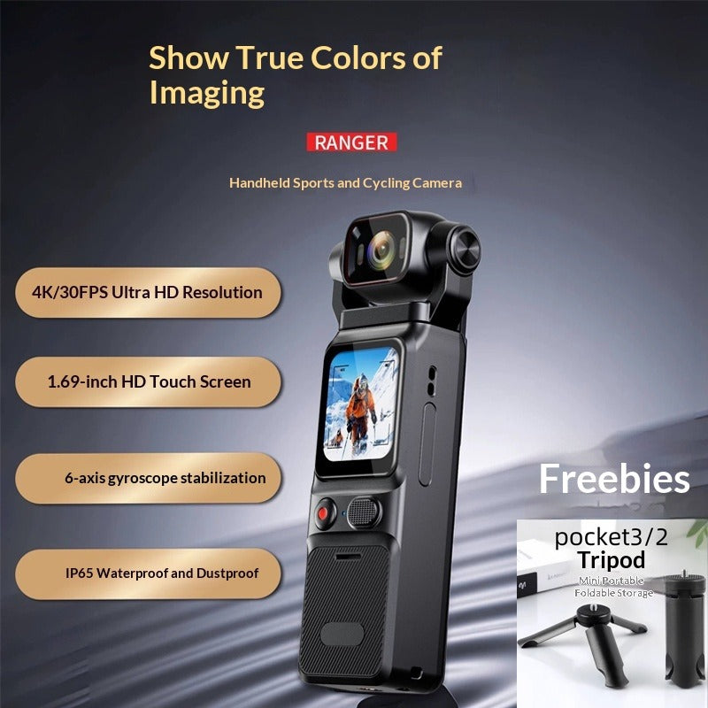 4K Waterproof Anti-Shake Touchscreen Action Camera