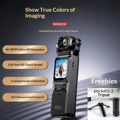 4K Waterproof Anti-Shake Touchscreen Action Camera