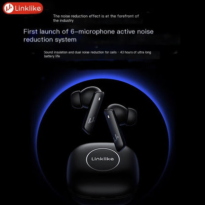 Linklike Halo 6 Microphone Active Noise Cancelling TWS Earbuds